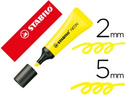 Marcador fluorescente Stabilo Neón tinta amarilla